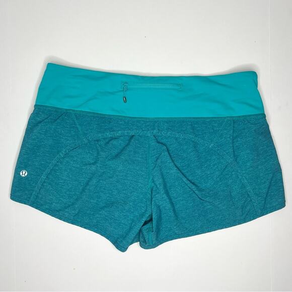 Lululemon | Teal Blue Run Times Shorts - Picture 2 of 4